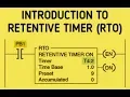 Introduction to Retentive Timer RTO RSlogix ladder logic PLC PROGRAMMING TUTORIAL FOR BEGINNERS