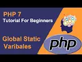 PHP 7 - Global static variables