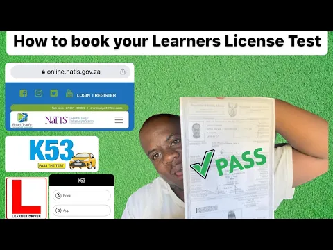 Download MP3 How to book your learners license test online | Natis | South Africa 2023 | K53