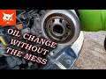 Bobcat oil change without the mess