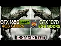 GTX 1650 Super vs GTX 1070 8GB Test In 10 Games In Mid 2023 Which Is Better