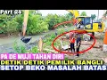 Tegang!Detik Detik Pemilik Bangli Setop Beko Masalah Batas Tanggul 