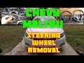 How to remove replace the steering wheel air bag on a Chevy Malibu