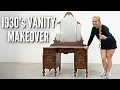 Turning Back Time A Stunning Refresh for a 1930s Vintage Vanity