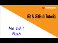 Learn Git GitHub Tutorial Course No 18 - How to Push