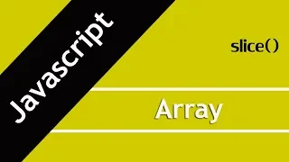 54 Javascript slice method on array in Hindi