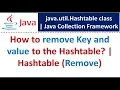 How to remove Key and value to the Hashtable Hashtable Remove