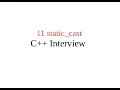 static - cast C examples