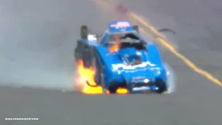 John Force s Brutal Crash at NHRA Virginia Nationals