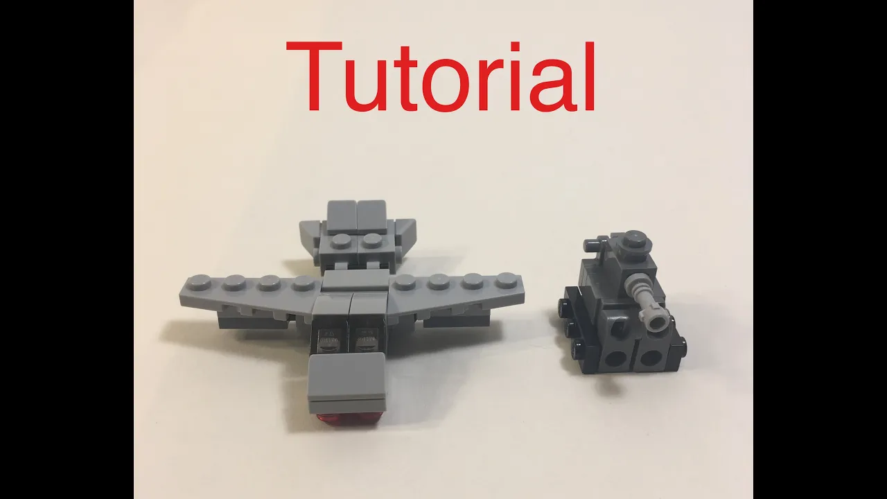 How To Make A LEGO Mini Tank!. 