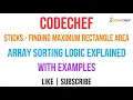 Codechef - Sticks