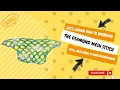 Let s Learn how to Increase the Diamond Mesh Stitch Skill building SunRaes
