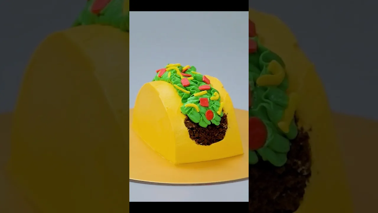 Taco Cake   How To Make Mexican Taco Cake #Shorts #ViralShorts