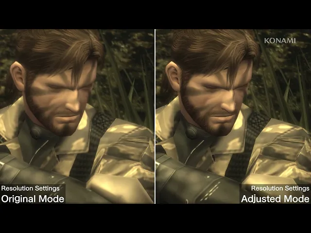 New Features Added in MGS3: Snake Eater - Master Collection Version v2.0.0 (Resolution Settings)