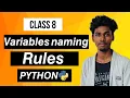 CL-8 Variables naming rules in PYTHON Tamil