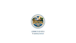 How to Update Licensure on Accela