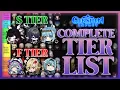 Every Single Character In Genshin impact Ranked - The Complete Genshin Impact Tier List