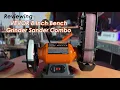 Reviewing VEVOR Belt Grinder Sander Combo is it worth it Opal Lapidary workshop