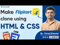 Make a Flipkart clone HTML CSS Coding workshop Bootcamp