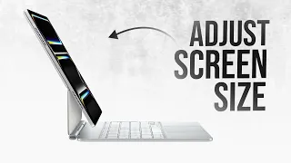 How to Adjust iPad Screen Size tutorial