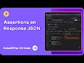 EchoAPI for VS Code - Assertions on Response JSON