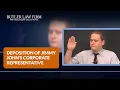 Reckless Driving Delivery Case Deposition of Jimmy John s Corporate Representative