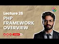 Lecture 25 PHP Framework Overview