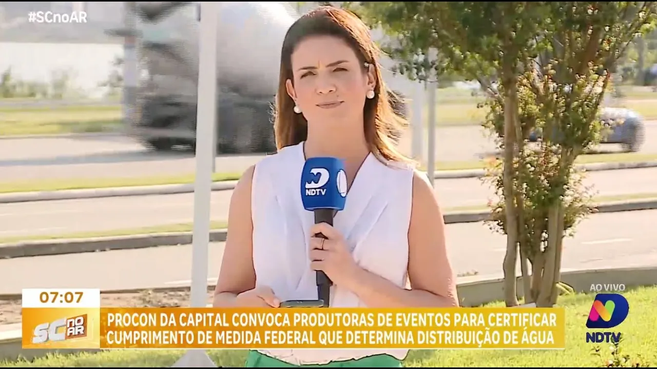 Distribuição de água em shows: Procon de Florianópolis convoca produtoras