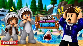 NUEVO EVENTO DE CHICOS Y CHICAS TIBURÓN EN BROOKHAVEN! 🦈🏡 - ROBLOX