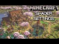 My Current Minecraft Shader Settings