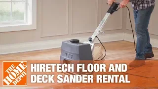 HireTech Floor and Deck Sander The Home Depot Rental