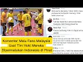 Lagu Komentar Malu Fans Malaysia Usai Tim Hoki Mereka Dipermalukan Indonesia di Final 