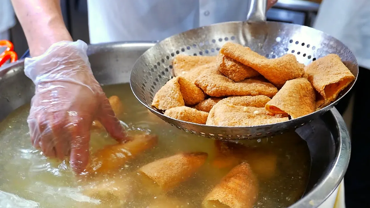 New York City Food - GOLDEN MONEY BAG DUMPLINGS Park Asia Brooklyn NYC