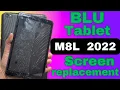 Blue tablet m8l 2022 screen touch digitizer replacement