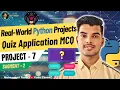 Python Quiz App Tutorial Part 2 Display Questions Validate Answers Python Project