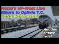 Metra s Union Pacific West Line - Elburn to Ogilvie TC Long Form Ride