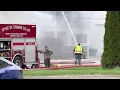Three trapped during Major fire in Wellsville above law firm next to Quik Fill gas station