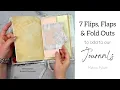 7 FLIPS FLAPS AND FOLD OUTS TO ADD TO OUR JOURNALS WEEK 3