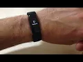 Screen Wake tilt wrist to display feature on the Fitbit Inspire 2 Activity Tracker