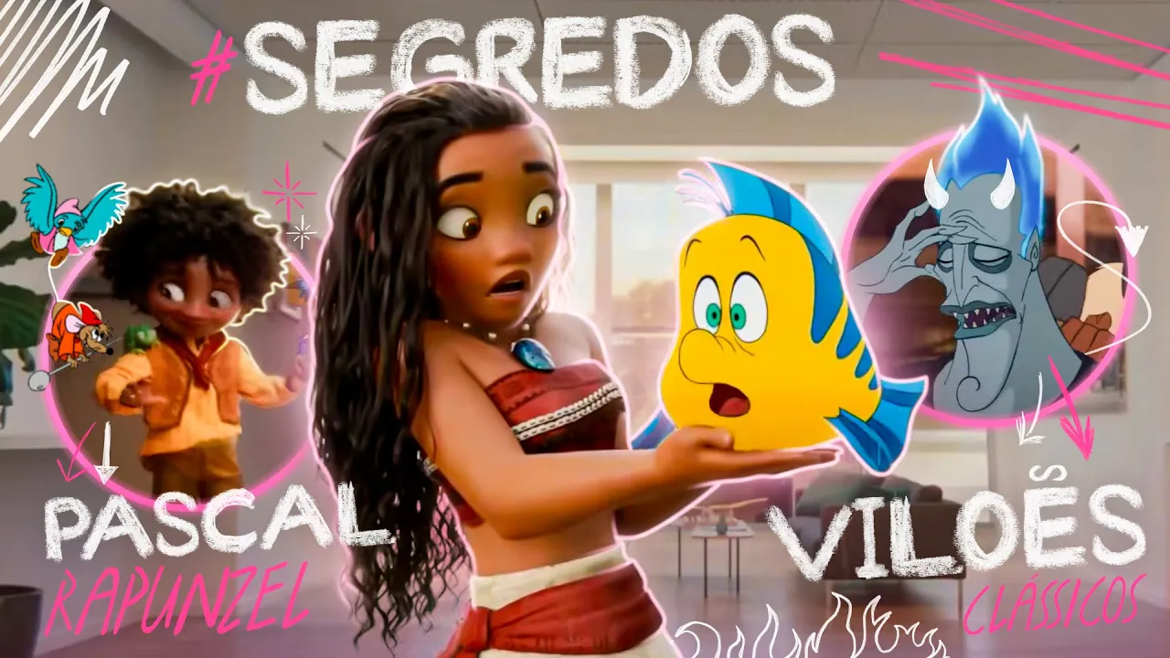 PERSONAGENS DA DISNEY JUNTOS: SEGREDOS DO TRAILER!!! ????  | Era uma Vez um Estúdio