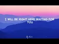 Right Here Waiting - Richard Marx (Lyrics)