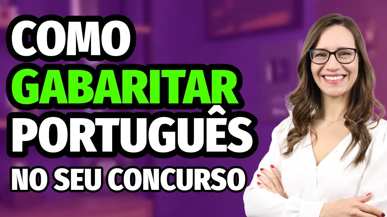 ✅ Como GABARITAR Português no seu concurso? ✅Conheça o Português Gabaritado! | Português com Letícia