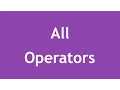 Learn PHP 5 In Arabic - All Operators