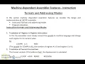 Machine Dependent Assembler Features Part1 - English