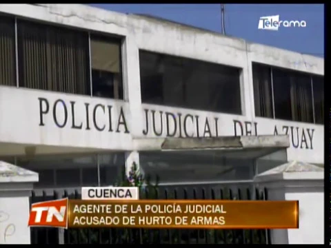 Agente de la policía judicial acusado de hurto de armas