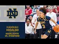 Notre Dame s Hannah Hidalgo vs Stanford