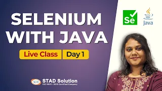 Selenium with Java Live Class - Day 1 STAD Solution