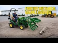Frontier Mechanical Grapple for John Deere Compact Tractors