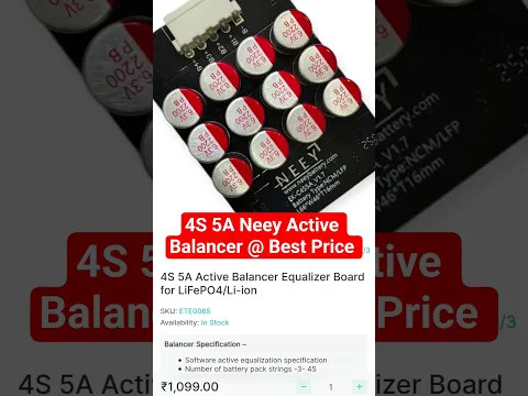 4S 5A Neey Active Balancer at best price @robomanindia #roboman.in