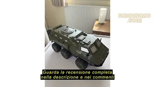 Recensione del Drfeify Camion Blindato RC Camion Militare RC a 2 4 GHz 6WD Veicolo Blindato RC